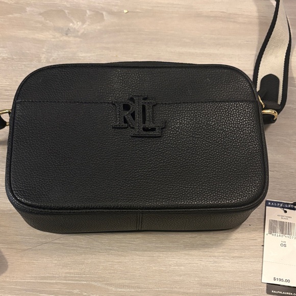 Lauren Ralph Lauren Black Carrie 24 Crossbody - Picture 4 of 7